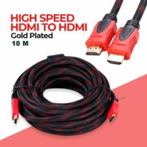 Kabel HDMI to HDMI High Speed Cable OD7.3mm Gold Plated 1080P 10M - HYX