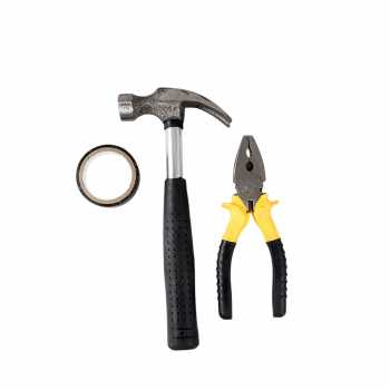 OnnFang Alat Set Perkakas Palu Tang Obeng Cutter Meteran 8in1 - YL-8009A - Gambar 5