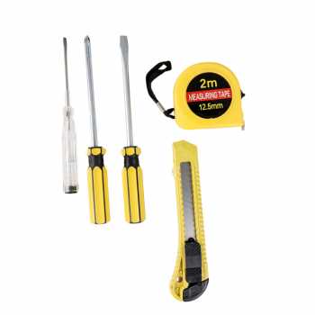 OnnFang Alat Set Perkakas Palu Tang Obeng Cutter Meteran 8in1 - YL-8009A - Gambar 4
