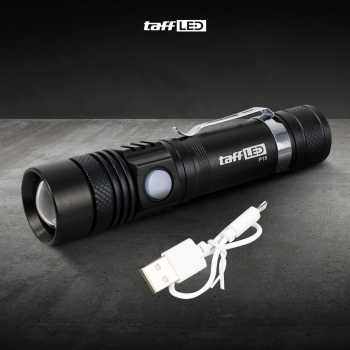 TaffLED Senter LED XML-T6 USB Rechargeable Waterproof 6200 Lumens - P15 - Gambar 2