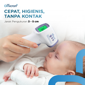 TaffOmicron Termometer Suhu Badan Digital Thermogun Infrared Memory - AD801 - Gambar 6
