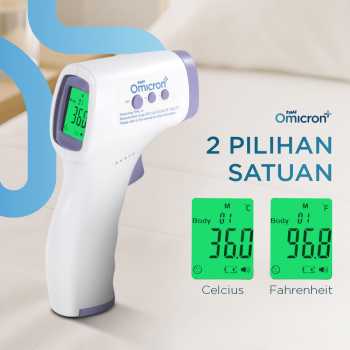 TaffOmicron Termometer Suhu Badan Digital Thermogun Infrared Memory - AD801 - Gambar 5