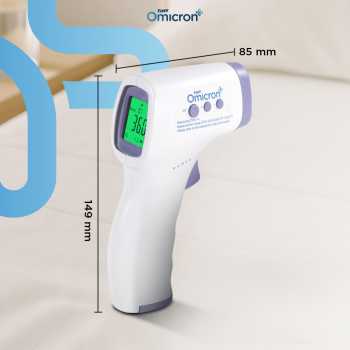 TaffOmicron Termometer Suhu Badan Digital Thermogun Infrared Memory - AD801 - Gambar 3