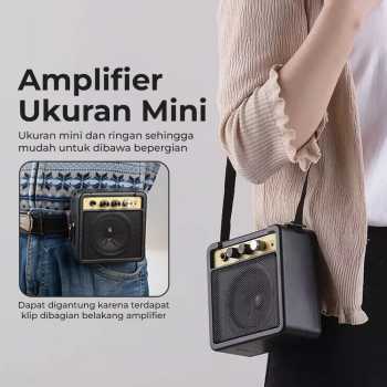 TS Portable Speaker Amplifier Mini Gitar Elektrik 3 Inch 5W - MA-5 - Gambar 4