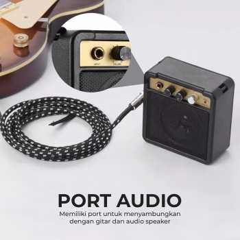 TS Portable Speaker Amplifier Mini Gitar Elektrik 3 Inch 5W - MA-5 - Gambar 3