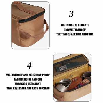 SUNDICK Tas Penyimpanan Camping Cutlery Storage Travel Waterproof - SD31 - Gambar 4